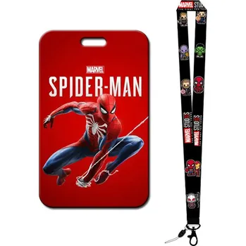 Náhrdelník Držák karty s hrdiny – na krk s klipem a přívěskem na klíče Barva (Varianta): lanyard card holder 18