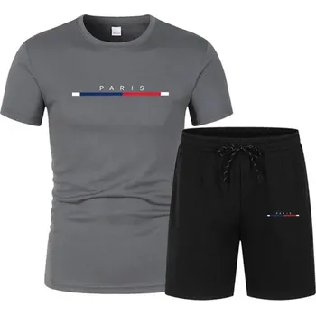 Pánský sportovní set – rychleschnoucí tričko a šortky Velikost: L, Barva (Varianta): 6