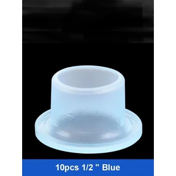 Instalatérský materiál 10 ks Vodotěsné silikonové těsnění na kohoutek | těsnící podložka - 10 ks 1l2 modrých