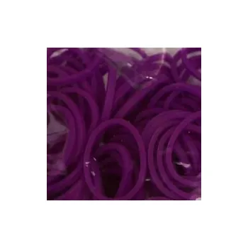 kreativní sada RAINBOW LOOM gumičky FIALOVÉ tmavé