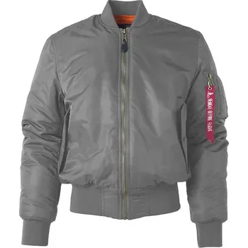 Pánský kabát Pánská zimní bomber bunda MA-1 – letecký styl a voděodolnost Velikost: XL, Barva (Varianta): Šedá