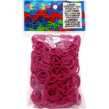 kreativní sada RAINBOW LOOM gumičky FUCHSIE (vínové)