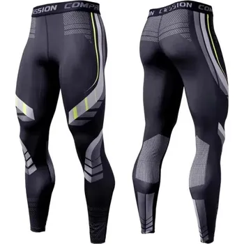 Pánské kalhoty Pánské kompresní legíny na sport, běh a posilovnu Velikost: 3XL, Barva (Varianta): KC174