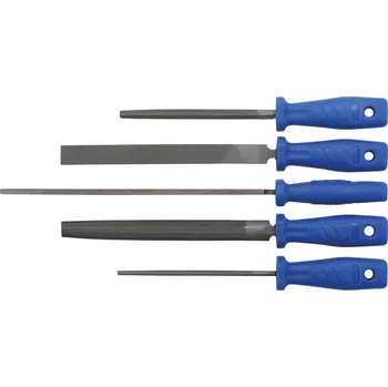 Pilníky dílenské 150-250 mm, sada 5 dílů - BGS 8494