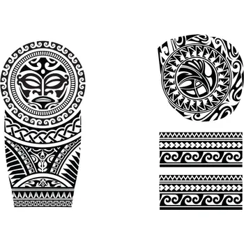 Tetování Černé tetování - vlny