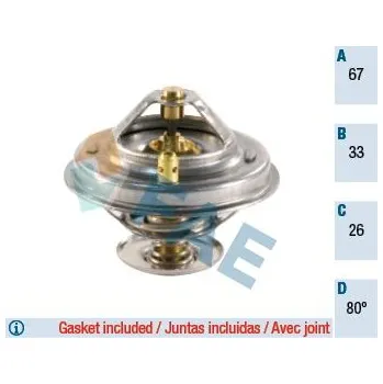 Těsnění motoru Termostat, chladivo FAE 5307280