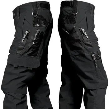 Pánské kalhoty Pánské pracovní kalhoty – outdoorové, voděodolné, kapsy Velikost: S, Barva (Varianta): Černá