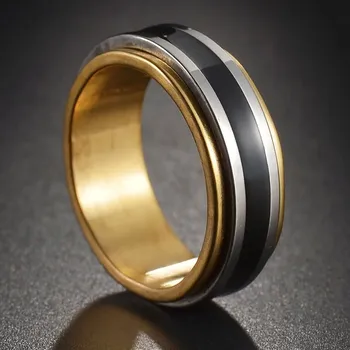 Prsten Otočný prsten proti stresu pro ženy i muže | fidget prsten, antistresový prsten - 106R14 , 8