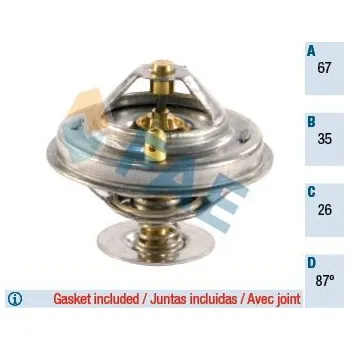 Těsnění motoru Termostat, chladivo FAE 5305987