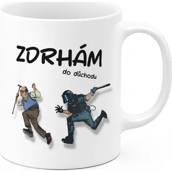 GRAVENO Hrnek „Zdrhám do důchodu“