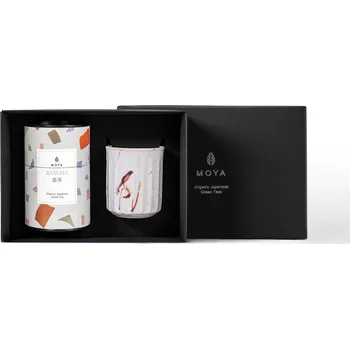Čaj MOYA SADA SYPANÉHO ČAJE BANCHA 60 g & SATO HRNKU 170 ml