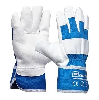 Pracovní rukavice Dětské pracovní rukavice PREMIUM BLUE JUNIOR, modrobílé, věk 4 - 6 let