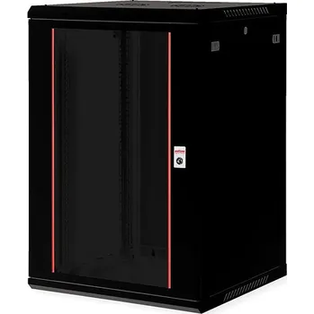 PC skříň ROLINE 19'' rozvaděč 18U závěsný, Basic Plus 600 × 600 mm, černý