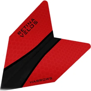 Příslušenství pro šipky Harrows Letky Retina Velos - Red F2237