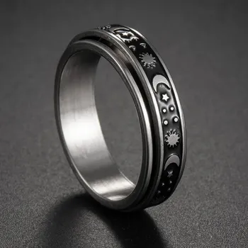 Prsten Otočný prsten proti stresu pro ženy i muže | fidget prsten, antistresový prsten - 66R1 , 7