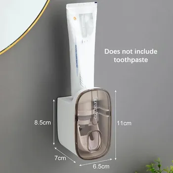 Dávkovač mýdla Automatický dávkovač zubní pasty s držákem | koupelnové doplňky - A2
