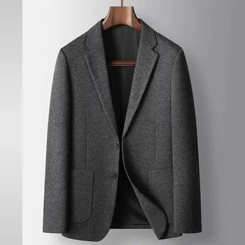 Pánské sako Pánské business sako – britský styl, módní, všestranné Velikost: 4XL, Barva (Varianta): Šedá