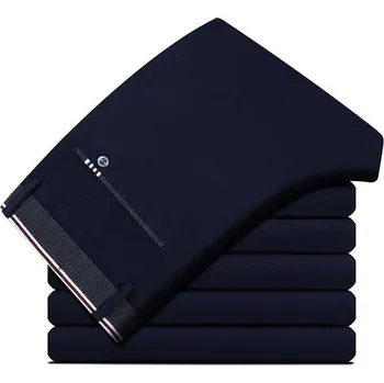 Pánské kalhoty Pánské business kalhoty – volný střih, formální vzhled Velikost: 28, Barva (Varianta): 30 Navy Blue