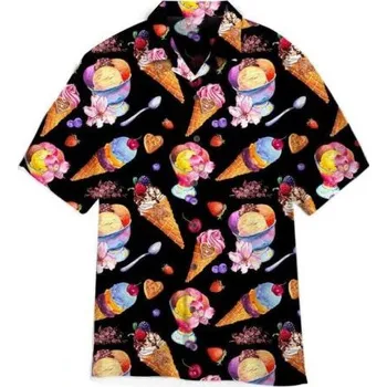 Pánská košile Pánská havajská košile s potiskem – krátký rukáv Velikost: 2XL, Barva (Varianta): CSZHF20242513Z