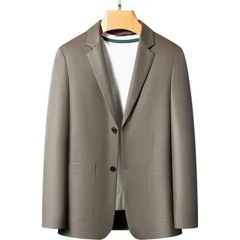 Pánská softshellová bunda Pánská kožená bunda – slim střih z jemné ovčí kůže Velikost: 5XL, Barva (Varianta): Khaki