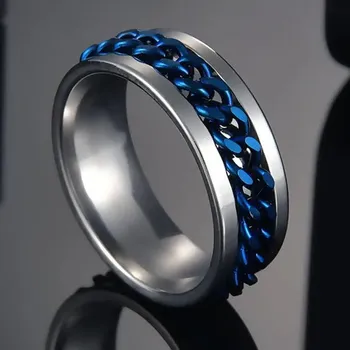 Prsten Otočný prsten proti stresu pro ženy i muže | fidget prsten, antistresový prsten - 33R1 , 9