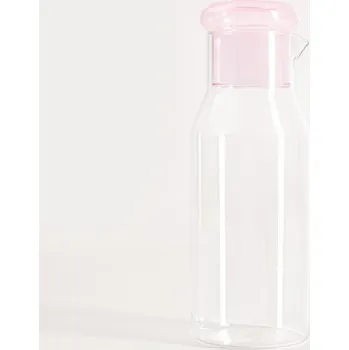 Karafa LATTRICE s růžovým víkem 758058 850 ml