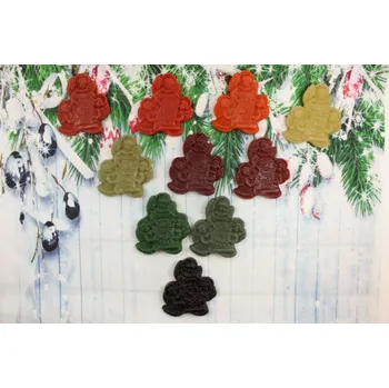 Vánoční ozdoba Ozdoba ze včelího vosku Tichá noc červené