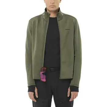 Pánská mikina Salomon Outline Warm Fleece FZ M LC2608800 - grape leaf M