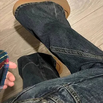 Dámské džíny Dámské džínové kalhoty – Y2K volný střih s vysokým pasem Velikost: M, Barva (Varianta): Quality Edition