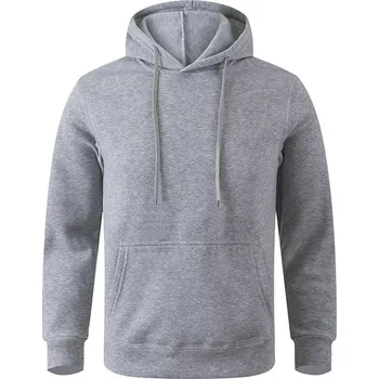 Dámská mikina Unisex mikina s kapucí – streetwear střih, kapsa, sport styl Barva: Šedá, Velikost: XL