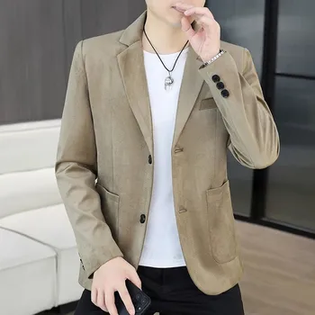 Stylové volnočasové sako pro mladé – bestseller sezóny Velikost: M, Barva (Varianta): Khaki