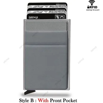 Ledvinka RFID kovový držák na karty – tenké pánské pouzdro Barva (Varianta): Grey B
