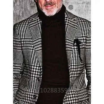 Pánské sako Sako s drobným vzorem – slavnostní střih pro ženicha Velikost: M, Barva (Varianta): Šedá