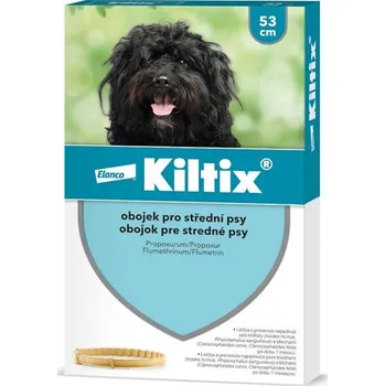 Antiparazitikum pro psa Kiltix obojek pro střední psy obojek 53cm 1 ks