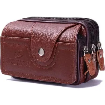 Outdoorové zavazadlo Pánská ledvinka z PU kůže – kompaktní a voděodolná Barva (Varianta): Kávová