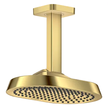 Sprchová hlavice Axor ShowerSphere - Hlavová sprcha 250/160 1jet s připojením ze stropu, leštěný vzhled zlata 39763990