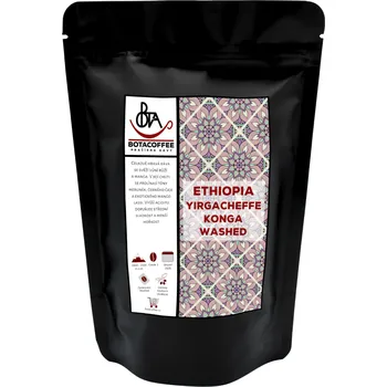 Káva BotaCoffee Ethiopia Yirgacheffe Konga Washed Velikost balení: 250 g, Zrnkovou nebo mletou?: Zrnková káva Grade 1, 1900 - 2100 m.n.m.