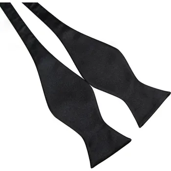 Kravata Saténový pánský motýlek – klasický, nastavitelný, vintage Barva (Varianta): Černá