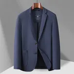 Letní pánská bunda z ledového hedvábí ve stylu ochrany proti slunci Velikost: XXS, Barva (Varianta): Modrá