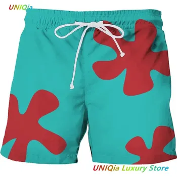 Pánské kraťasy Letní plážové šortky s 3D potiskem – unisex styl Velikost: 120, Barva (Varianta): 1212-3d Short-63