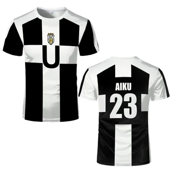 Dámské tričko Anime tričko pro muže – krátký rukáv, fotbalový cosplay motiv Velikost: 130, Barva (Varianta): TTwd81435LJ