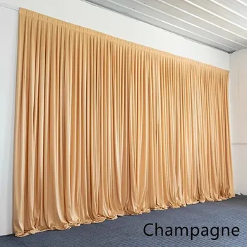 Burgundy matný závěs na focení a svatbu | látkové pozadí - Šampaňské , Š3m x V2m