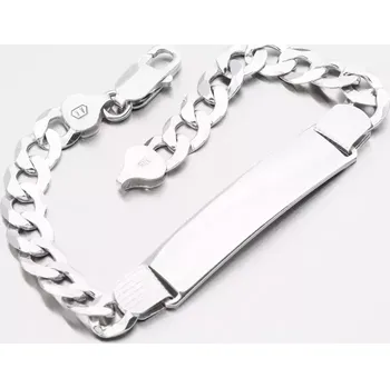 Náramek Pánský náramek stříbro 925 Pancer s destičkou CHRS-08-200-SF-IDL délka 19 cm