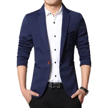 Pánské sako Pánské sako slim fit – elegantní střih, společenský styl Velikost: XL, Barva (Varianta): X1419 Dark Blue