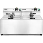 Ruční fritéza, 2 × 8 l, HENDI, Profi Line, 16L, 230V/7000W, 605x460x(H)369mm