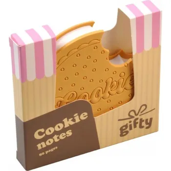 Gifty - Notes 90x90mm - cookie