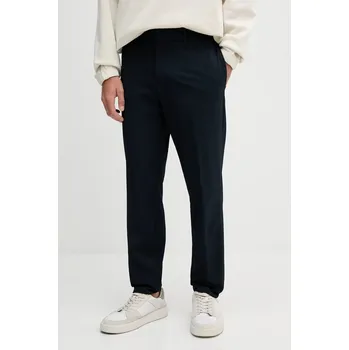 Pánské oblečení Kalhoty BOSS P-Genius-WG-PK-253F pánské, tmavomodrá barva, ve střihu chinos, 50543570 59X, vel. 54