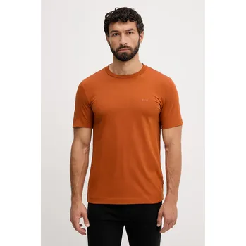 Pánské tričko Bavlněné tričko BOSS Thompson 01 50468347 oranžová 22A, vel. XXL
