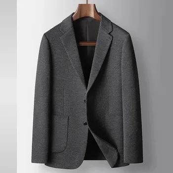 Elegantní business sako – ležérní společenské Velikost: 3XL, Barva (Varianta): Šedá