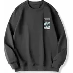 Pánská mikina oversized – potisk, velké velikosti až 8XL Velikost: 7XL, Barva (Varianta): darkgray-ho